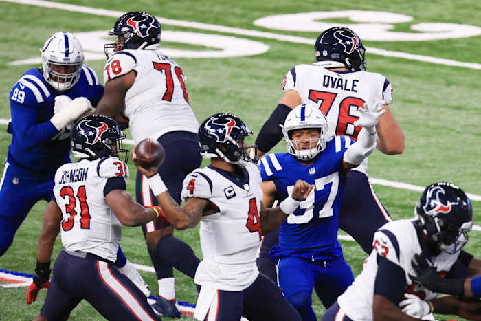 Deshaun Watson against the Colts